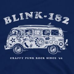 Blink 182 Crappy Punk Rock Since 1992 T-Shirt aus 100 % Baumwolle