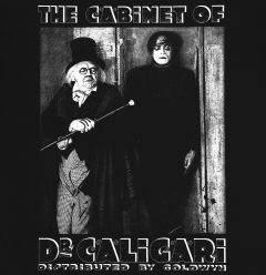 The Cabinet of Dr Caligari Halloween Monster Poster Vintage Horror Movie T-Shirt