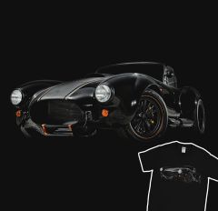 1965 Cobra T-Shirt Rennwagen Shelby Backdraft Fahrzeug 100% Baumwolle