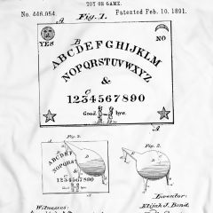 Ouija Spirit Brettspiel Patent T-Shirt Urlaub Geschenk Geburtstagsgeschenk