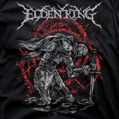 Gefallener Krieger – Elden Ring Dark Fantasy RPG Fanart T-Shirt