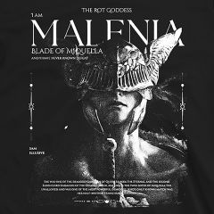 Malenia Elden Ring Vintage T-Shirt – Dunkles Fantasy Soulslike Spiel Inspiriertes Tee