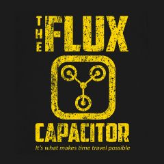 Das Flux T-Shirt Zurück zu der Zukunft Inspirierte Kondensator Delorean Film