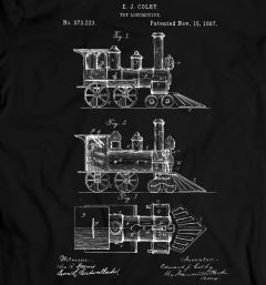 Colby Lokomotive 1887 T-Shirt 100% Baumwolle