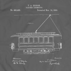 Edison Elektrolokomotive 1893 T-Shirt