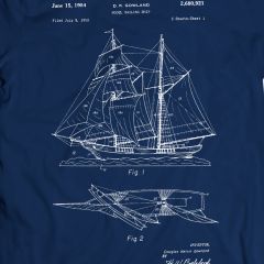 Gowland Modell Schiff 1954 Salzwasser Meer T-Shirt