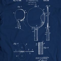 Tischtennisschläger - Perryman Paddel 1935 T-Shirt