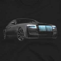 Rolls-Royce Ghost Black Badge T-Shirt | Luxury Night Edition | Elegance in Motion