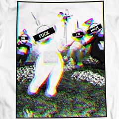 Teletubbies LSD Trip T-Shirt Kunst Psychedelische Säure T