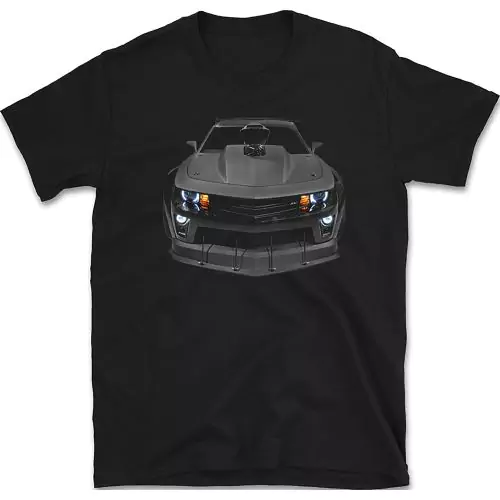 2013 Turbo Chevy Camaro Custom Hot Rod T-Shirt – Boosted Power & Street Style