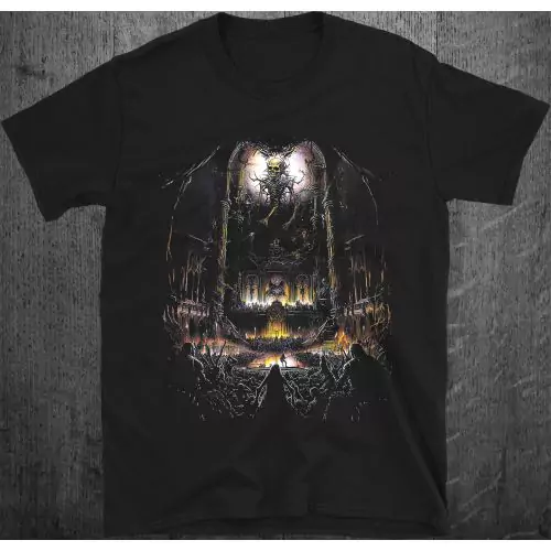 Gothic Cult Black Metal Concertin Hell T-Shirt