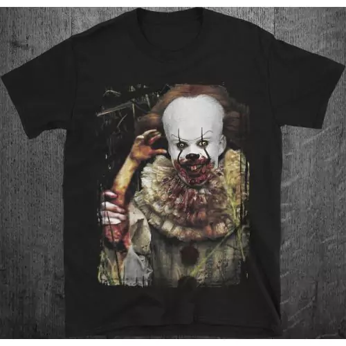 Hallo! Gruseliges IT-Clown-Shirt von Stephen King Psycho Horror Bill Skarsgard Tim Curry