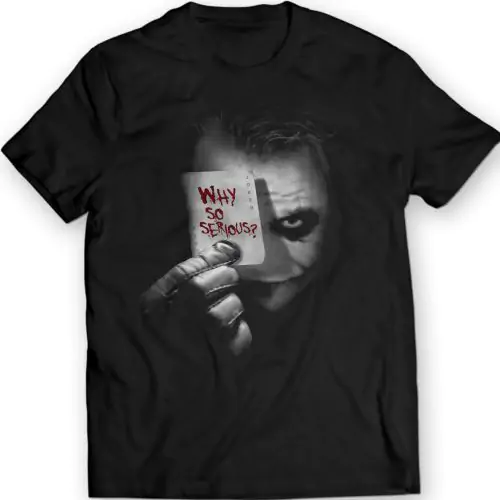 Der Joker - Warum so ernst? T-Shirt Film-Comics Batman DarK Ritter