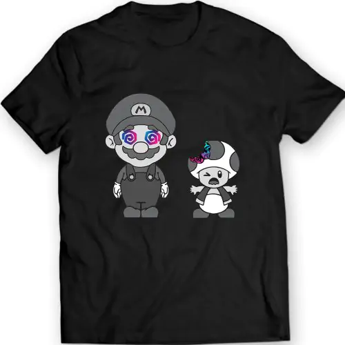 Super Mario Infizierte Pilze T-Shirt