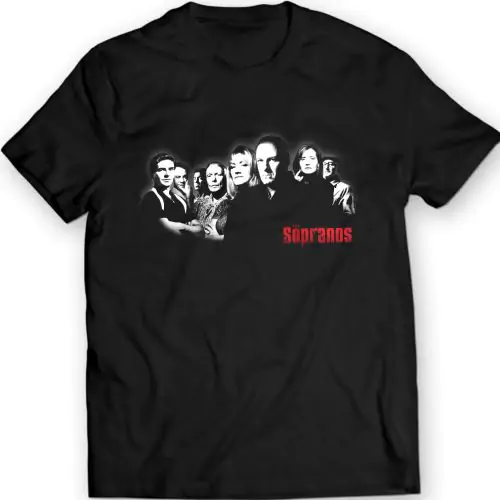 The Sopranos TV Show T-Shirt Inspiriert HBO Movie 100% Baumwolle