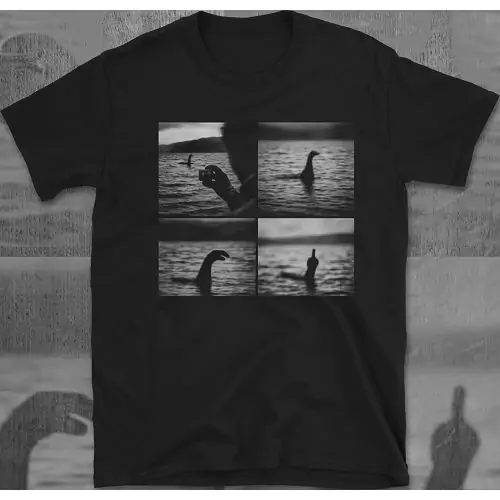 Nessieās Middle Finger Tee | Funny Loch Ness Monster T-Shirt