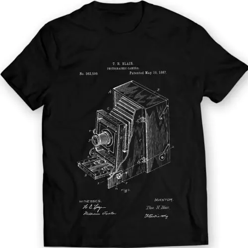 Blair Camera 1887 Patent T-Shirt – Halten Sie zeitlose Momente mit Stil fest!