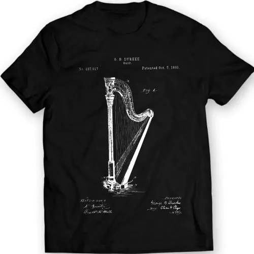 Durkee Harp Patent-T-Shirt – Echos der Melodie des 19. Jahrhunderts