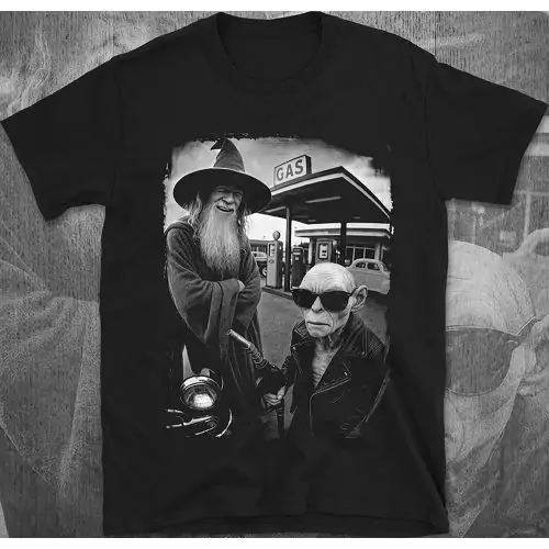 Precious Crime β Gandalf & Gollum Mafia Style T-Shirt