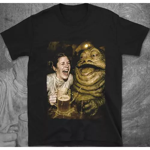 Princess Leia & Jabba – Galactic Cheers Shirt