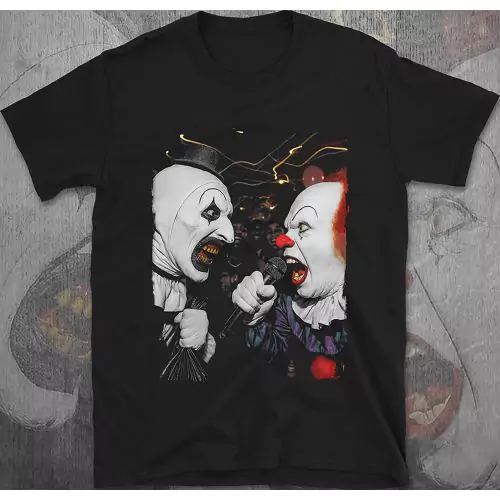 Terrifier vs. Pennywise – Killer Clown Party T-Shirt